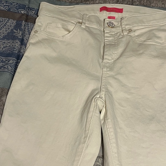 Lilly Pulitzer Women’s White Jeans Size 4 - Picture 4 of 11